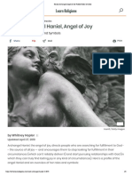 Haniel Archangel Angel of Joy Profile Roles Symbols