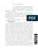 Autodespido Ejecutiva Masvida Corte