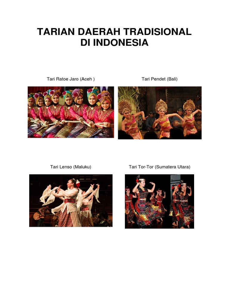 Tarian Daerah Tradisional Pdf