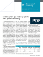 Selecting Flare Gas Recovery System For A Greenfield Refinery