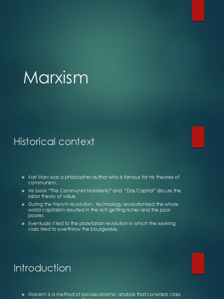 Marxism Presentation Slides | PDF | Marxism | Communism