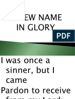 A Sinner's Name Written Down in Glory