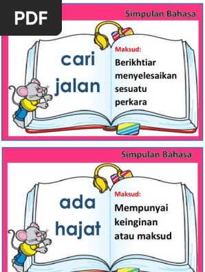 Simpulan Bahasa Tahun 5 Sjk