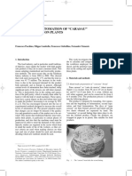 The Level of Automation of Carasau Bread Productio