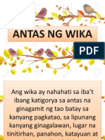 Antas NG Wika