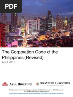 The Corporation Code Revised 2019 - The Philippines PDF