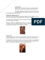 El proceso de fabricación de chocolate