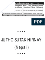 Jutho Sutak Nirnaya Nepali