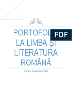 Portofoliu La Limba Și Literatura Română