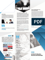 Ifers Internship Brochure PDF