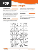 Variable Reach Lift Truck Hand Signals