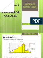 5 - Materi PPT - 5 - Statistika - Distribusi Normal