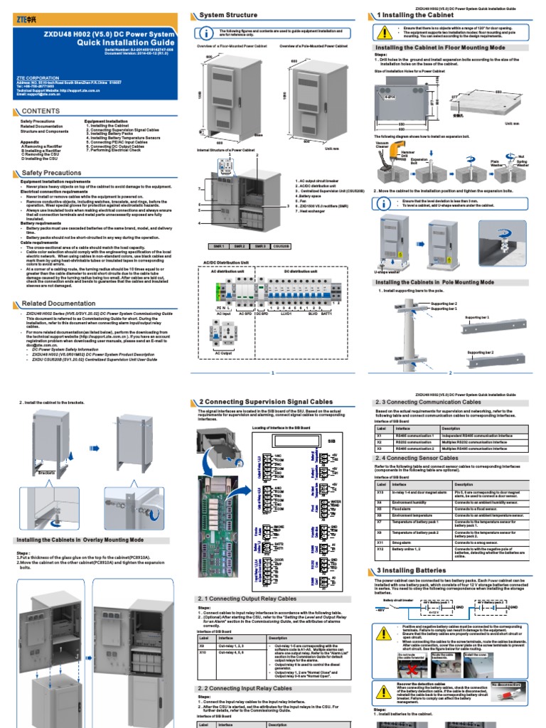 SJ-20140318142747-008-ZXDU48 H002 (V5.0) DC Power System Quick