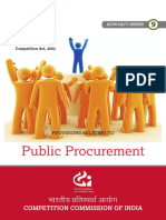 Provisions Relating To Procurement