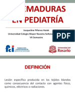 Quemaduras en pediatría: clasificación, fisiopatología y evaluación inicial
