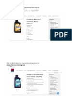 Lubricating Oil OEM Approvals
