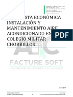 Propuesta Economica Aire Acondicionado