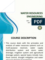 Water Resources Engineering Lecture PDF
