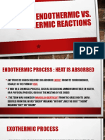 Endothermic vs. Exothermic