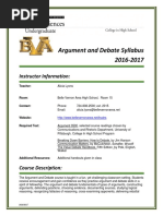 First Negative Speaker Debate Template | PDF | Argument
