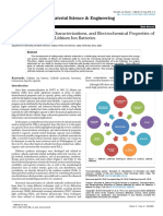 Review On Synthesis Characterizations and Electrochemical Properties of Cathode Materials For LIB PDF