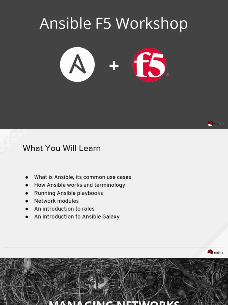 Ansible F5 Workshop Overview | PDF | Load Balancing (Computing) | World ...