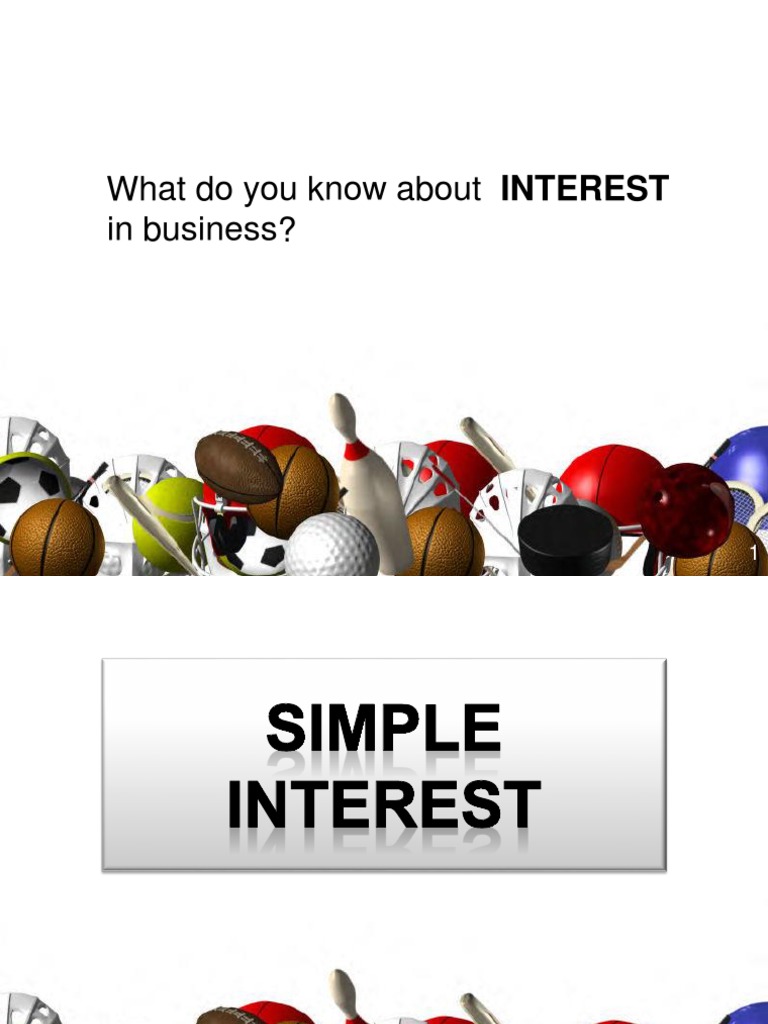 Understanding Simple Interest Calculations | PDF | Interest | Interest ...