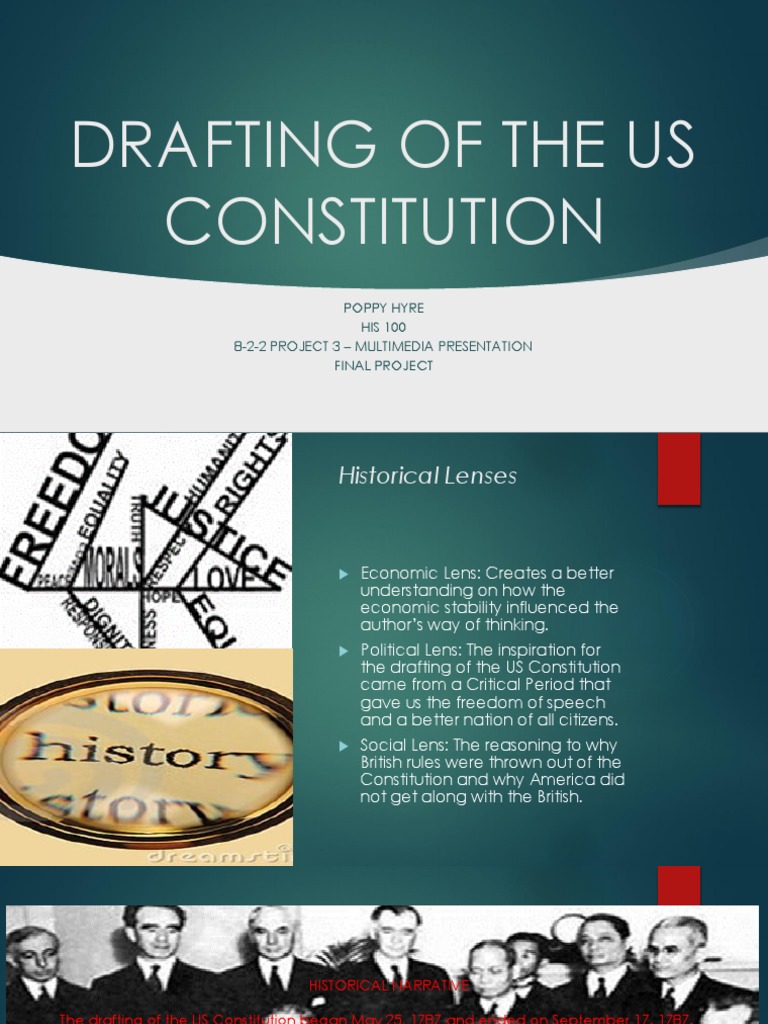 Drafting the US Constitution An Analysis of the Political, Economic