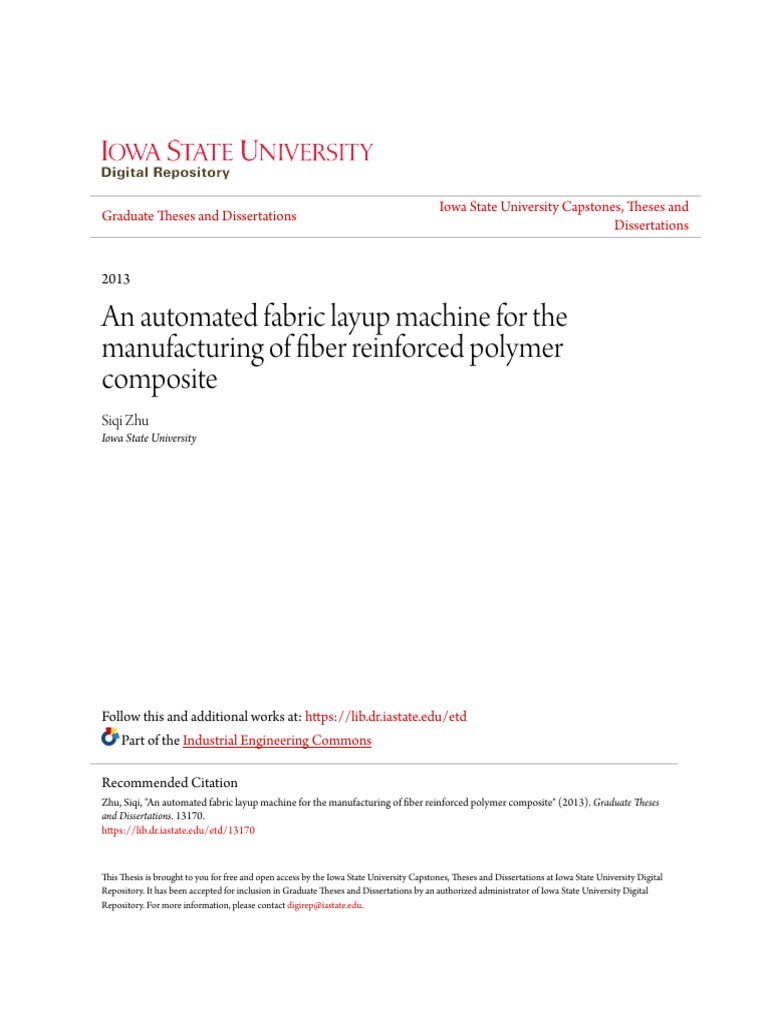 An Automated Lay Up | PDF | Wind Turbine | Composite Material