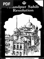 Anandpur Sahib Resolution PDF