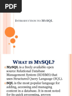 MySQL Notes