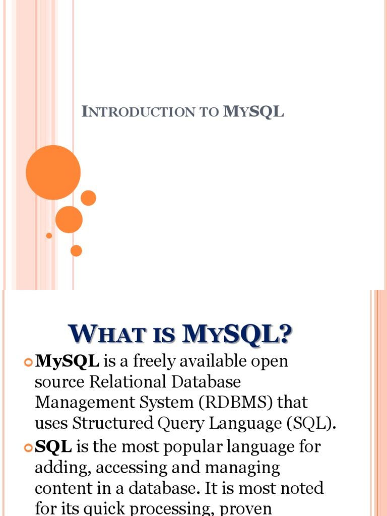 MySQL Notes | PDF | My Sql | Databases