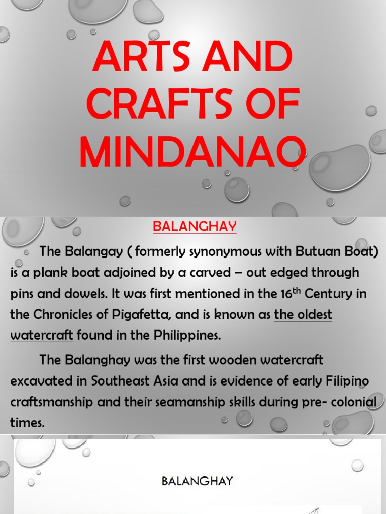 G7 ARTS and Crafts of MINDANAO PDF Philippines