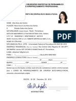 Ficha de Inscrição - Aperfeiçoamento PDF