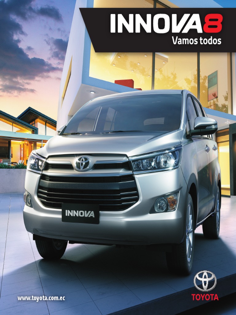 Toyota Innova 8: Diseño y Seguridad Familiar | PDF | Vehículo híbrido ...