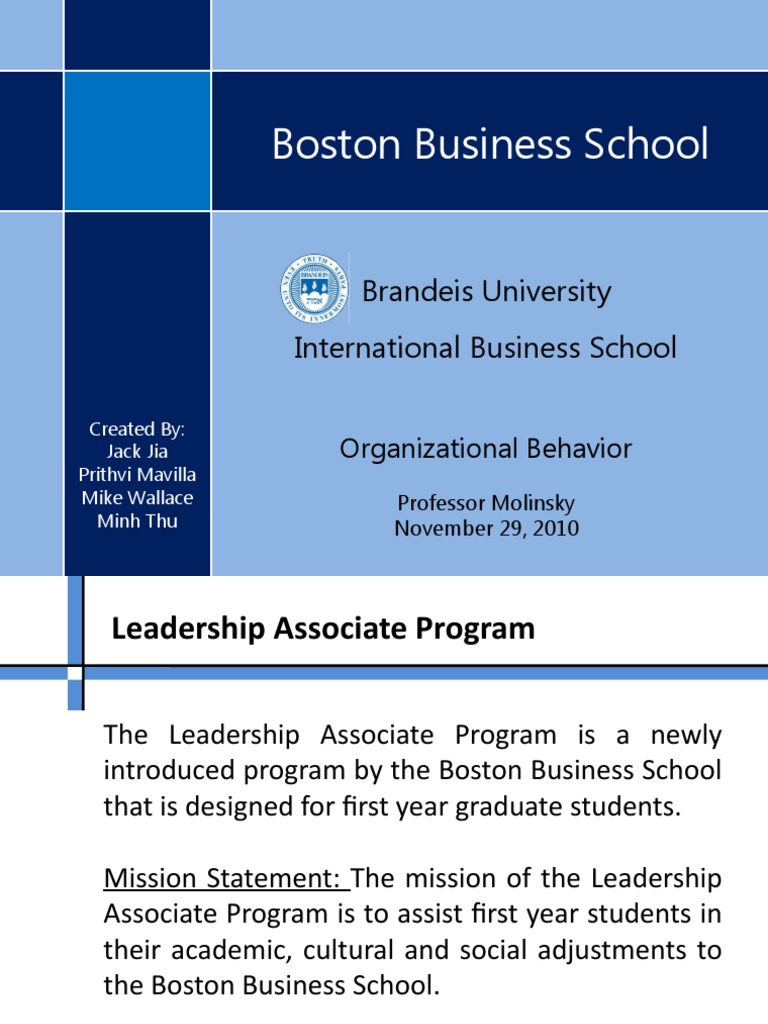 Leadership Associate Program Analysis | PDF | Motivation | Motivational