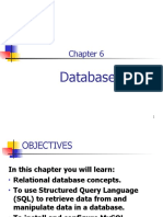 Chapter 6 Database Updated