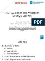 CDER SBIA Webinar Series: Risk Evaluation and Mitigation Strategies (REMS