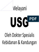 Melayani USG