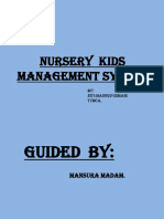 NURSERY KIDS Management System
