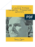 The Future of Artificial Intelligence - Philosophical Aphorisms by Sorin Cerin