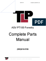 Asv pt100 Forestry Complete Parts Manual