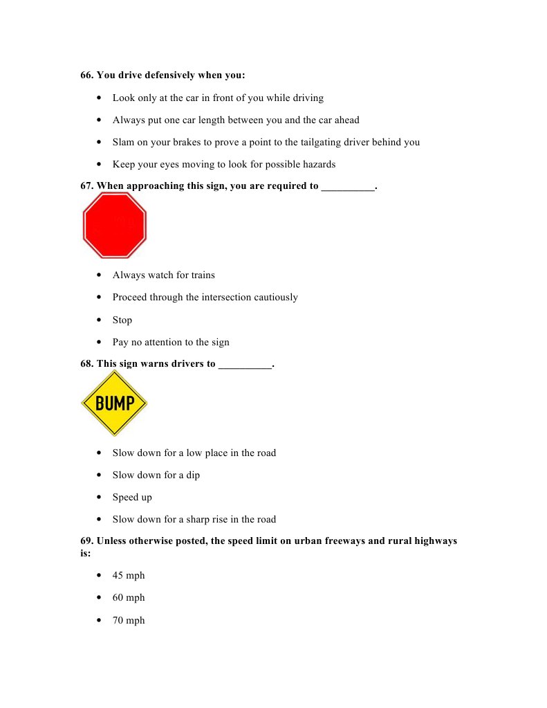 Defensive Driving Tips and Rules | PDF