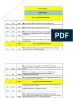 Schedule - Format