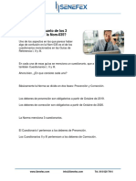 En Que Consisten Los 3 Cuestionarios Mencionados en La Nom 035