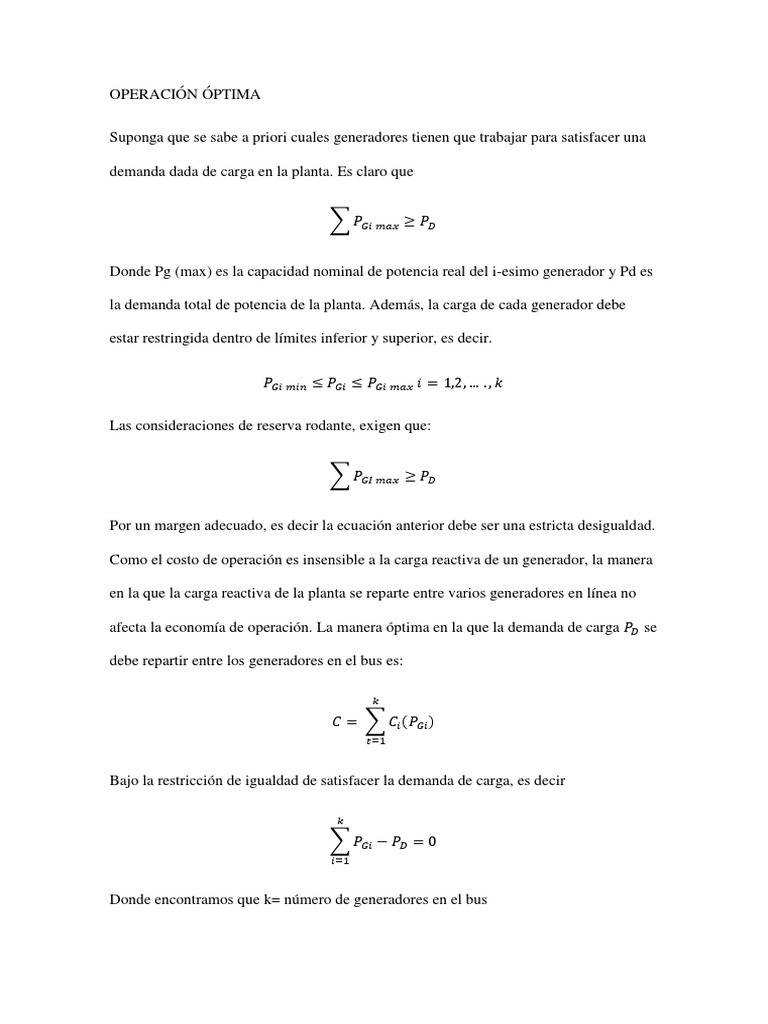 Operación Optima | PDF | Ecuaciones | Enseñanza de matemática