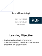 Intro Lab Mikrobiologi GUS DR Julia 1718