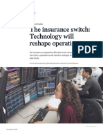The Insurance Switch Technology Will Reshape Operations