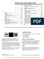 2006 - Owner Manual Chevrolet Aveo