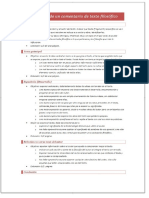 Estructura de Un Comentario de Texto Filosófico PDF